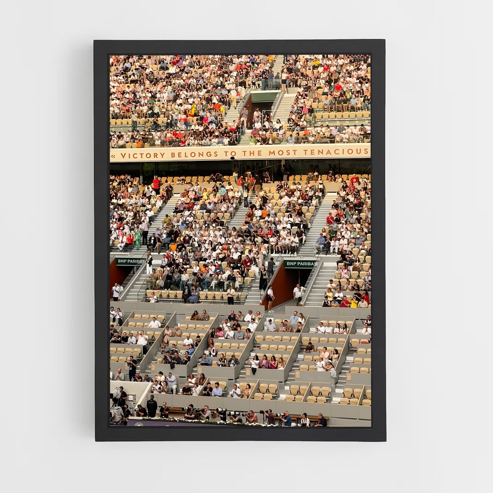 Poster Terre Battue – affiche Tennis (vue 2)